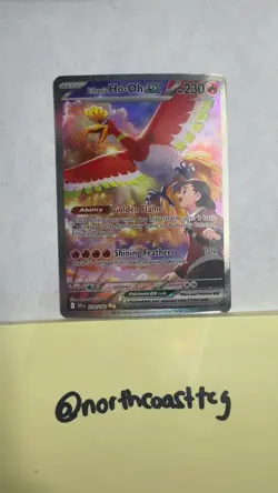 Ethan's Ho-Oh ex 230/182 Holo SIR - Sv10: Destined Rivals - Pokemon TCG - NM - Image 1