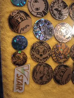Lot of Official Pokemon TCG Coins - Image 3