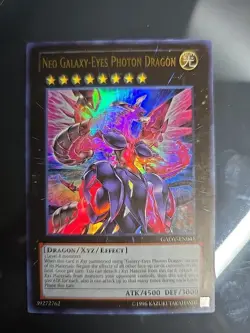 Neo Galaxy-Eyes Photon Dragon (Ghost Rare) GAOV-EN041 Galactic Overlord NM - Image 2