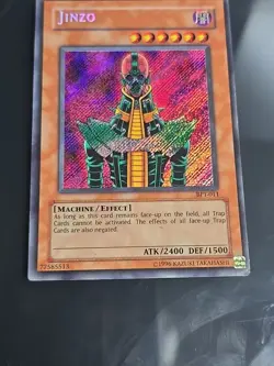 Jinzo BPT-011 Secret Rare Limited Edition Promo DMG Free Shipping! - Image 3