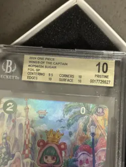 BGS 10 Pristine One Piece SUGAR WOTC OP04-024 SR SP Special Alt Art English - Image 2