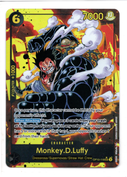 One Piece Monkey D Luffy OP10-118 SEC Alt Art | Royal Blood - NM English - Image 1