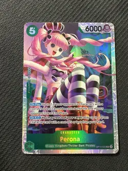 One Piece Card Game THE AZURE SEA'S SEVEN - PERONA SR OP14-033 ENGLISH CCG - Image 1