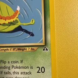 Pokemon Neo Discovery 70/75 Weedle 1st Edition Pokemon Card - Image 5