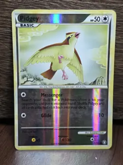 Pidgey 71/102 - HGSS Triumphant - Reverse Holo Pokemon Card - LP - Image 1
