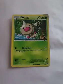 Pokemon TCG Weedle Holo Card McDonald's Promos 1/12 - Image 1