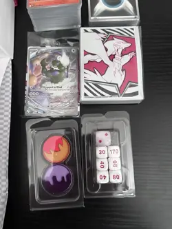 POKEMON CENTER TCG: White Flare ETB Opened w/ accessories, PROMO & Bulk cards NM - Image 3