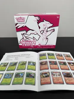 POKEMON CENTER TCG: White Flare ETB Opened w/ accessories, PROMO & Bulk cards NM - Image 5