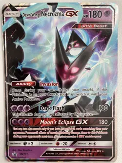 Pokemon card Necrozma Dawn Wings GX PROMO SM101 - US Seller - Image 1