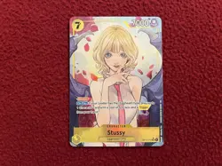 One Piece Carrying on His Will Stussy Alt Art OP13-110 SR Card NM/MT - Image 2