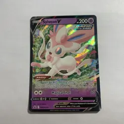 Sylveon V SWSH202 SWSH: Sword & Shield Promo Cards Holo Near Mint - Image 1