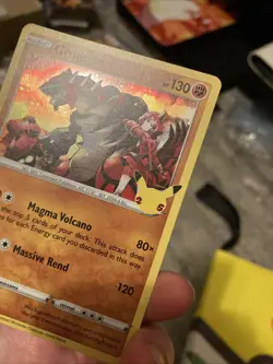 Pokemon Card TCG Groudon 017/025 Holo Rare Celebrations NM/M Mint 25th Ann. - Image 3