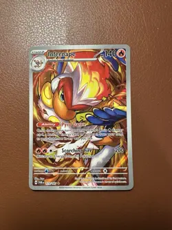 Pokemon TCG Infernape Card Twilight Masquerade Illustration, Rare, 173/167 - Image 1