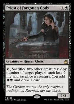 MTG Ravnica Remastered R Priest of Forgotten Gods #0090 - Image 1