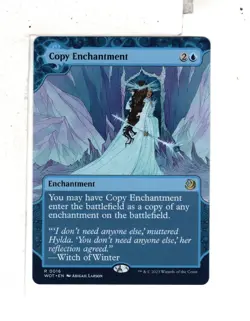 MTG SkeenAB Copy Enchantment BORDERLESS from WOE. NM. - Image 1