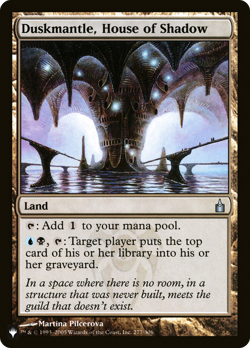 Duskmantle, House of Shadow [The List] Magic MTG - Image 1
