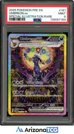 Pokemon 2025 Umbreon ex 161/131 SIR Prismatic Evolutions PSA 9 - Image 1