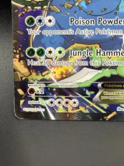 Venusaur EX XY123 Pokemon XY Promo Ultra Rare Black Star Promo HP - Damaged - Image 3