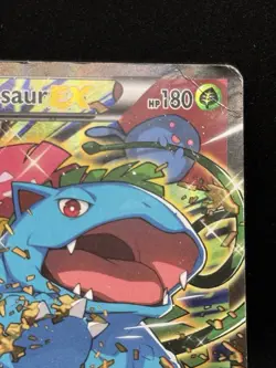 Venusaur EX XY123 Pokemon XY Promo Ultra Rare Black Star Promo HP - Damaged - Image 5