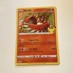 Ho-Oh - 001/025 - Celebrations - Holographic - Pokemon TCG - Image 1