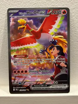 Ethan's Ho-Oh ex 230/182 - Destined Rivals Pokemon TCG - NM/M - Image 1