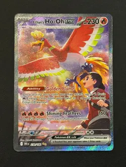 Ethan's Ho-Oh ex 230/182 - Destined Rivals Pokemon TCG - NM/M - Image 2