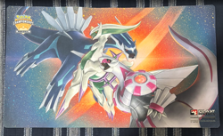 Pokemon Playmat Arceus Dialga Palkia Regional Championship USED - Image 1