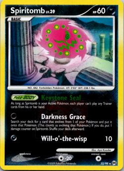Spiritomb 32/99 Crosshatch Holo League Promo - Pokemon TCG Platinum Arceus 2009 - Image 1