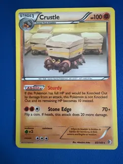 Crustle 85/149 Boundaries Crossed Holo Rare (Pokemon TCG) FREE SHIPPING - Image 1