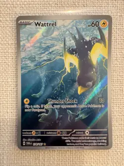 Wattrel Illustration Rare Pokemon TCG SV06: Twilight Masquerade 178/167 NM - Image 1