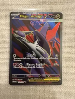 Pokemon TCG Mega Latias ex 163/132 Mega Evolution Full Art NM - Image 1