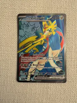 Pokemon Hop's Zacian ex 176/159 Sv09: Journey Together Holo NM - Image 1