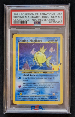 2021 Pokemon Celebrations Shining Magikarp Gem Mint PSA 10 (2X) - Image 4
