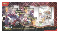 Pokemon Paldean Fates Great Tusk & Iron Treads EX Premium Collection Lot Of 2 - Image 1