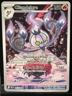 Pokemon TCG Chandelure IR 103/086 Sv: White Flare (WHT) NM English - Image 1
