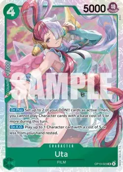 One Piece - Uta - English - OP13-023 - SR - NM - Image 1