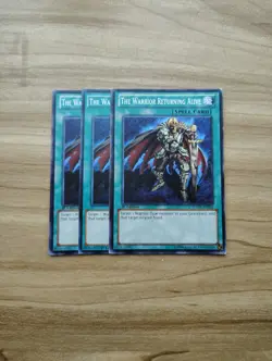 Yu-Gi-Oh! - The Warrior Returning Alive 3X - Full Playset Of Cards - Image 1