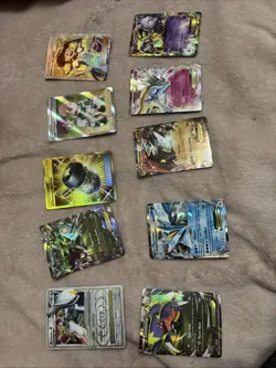 POKEMON 50 CARD LOT: ULTRA RARE (EX/GX/V/VMAX/ART/RR) GUARANTEED+HOLO/RHOLO/OLD - Image 1