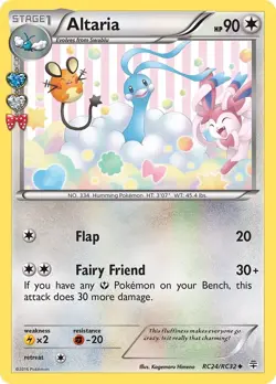 Altaria RC24/RC32 Uncommon Generations: Radiant Collection Pokemon Card - Image 1