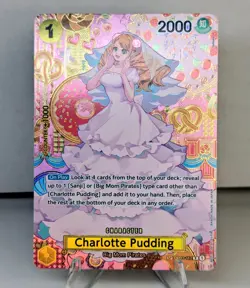 Charlotte Pudding OP03-112 SP Two Legends OP-08 One Piece Card Game NM - Image 1