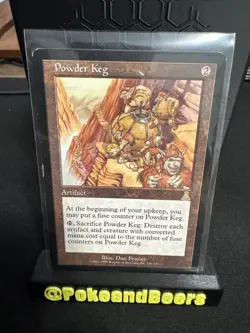 Magic The Gathering Urza's Destiny Powder Keg Regular Card LP- Condition Rare - Image 1