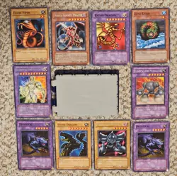 Yu Gi Oh GX McDonald's Card Holder 2006 w/ 10 Cards - Image 1