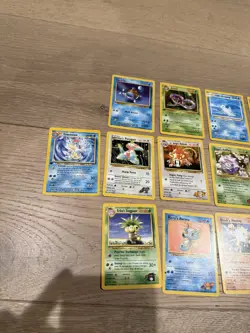 Vintage Pokemon Card Lot of 14 Great Condition LP/NM Base Set, ETC. Trainer Card - Image 3
