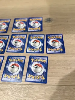 Vintage Pokemon Card Lot of 14 Great Condition LP/NM Base Set, ETC. Trainer Card - Image 5