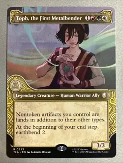 MTG / Toph, the First Metalbender / TLA / #353/ Regular (Showcase) / Rare / NM - Image 1