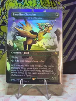 Paradise Chocobo - Birds of Paradise (Borderless) Commander: Final Fantasy Foil - Image 1