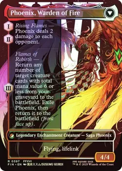 Joshua, Phoenix's Dominant FOIL BORDERLESS - 0397 - Rare - Final Fantasy FIN MTG - Image 2