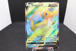 Pokemon TCG Dragonite V 076/078 Ultra Rare Holo Full Art Pokemon Go - Image 1