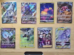 Pokemon Card Lot of 8 Cards - Calyrex, Coffey, Poochyena, Drapion, Hatterene - Image 1