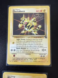 1999 Pokemon First Movie Set x4 LP WB Black Star Promo Cards - Image 2